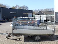 Tandem-as aanhanger / kieper