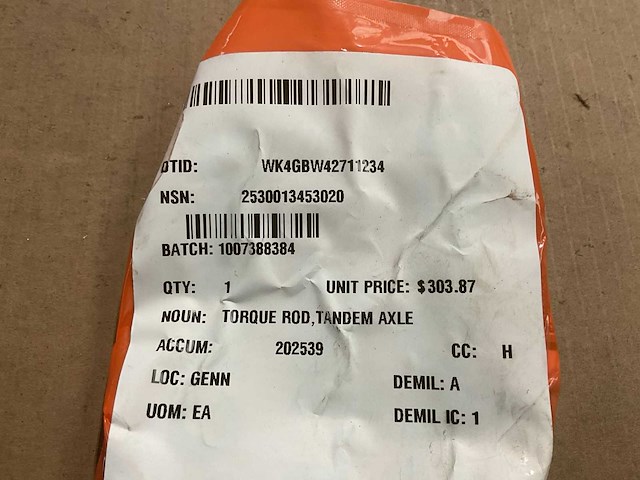 Tandem axle torque rod - afbeelding 1 van  5