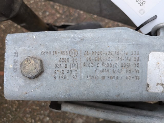 Tandemas aanhanger, anssems, bsx 2500-301x150 - afbeelding 5 van  35