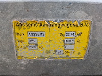 Tandemas aanhanger, anssems, bsx 2500-301x150 - afbeelding 17 van  35
