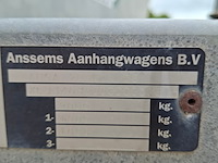 Tandemas aanhanger anssems, ps, bouwjaar 1999 - afbeelding 8 van  16