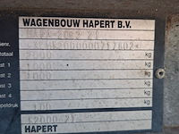 Tandemas aanhanger hapert, k, bouwjaar 2009 - afbeelding 4 van  17
