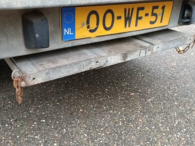 Tandemas aanhanger, henra, jp20, 1984 - afbeelding 9 van  12