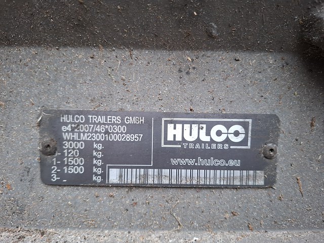 Tandemas aanhanger, hulco, medax 2, 2020 - afbeelding 2 van  15