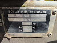 Tandemas aanhanger machinetransporter, ifor williams trailers, gx, 2009 - afbeelding 5 van  15