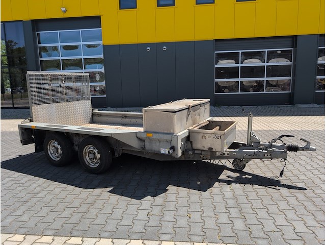 Tandemas aanhanger machinetransporter, ifor williams trailers, gx, 2009 - afbeelding 1 van  15