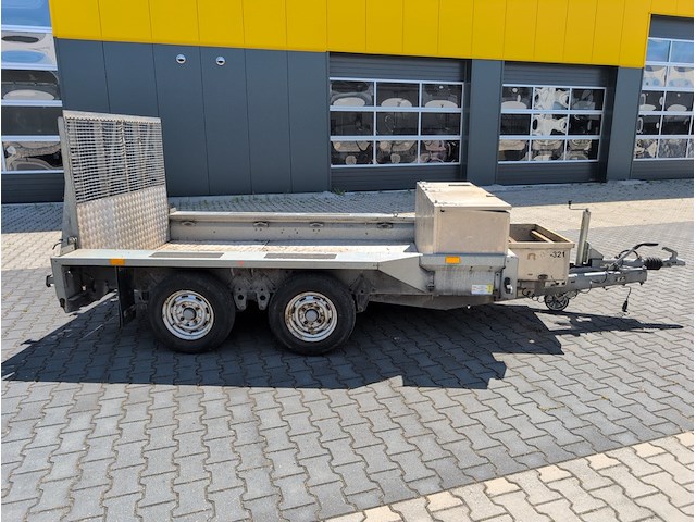 Tandemas aanhanger machinetransporter, ifor williams trailers, gx, 2009 - afbeelding 8 van  15