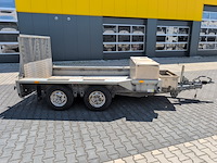 Tandemas aanhanger machinetransporter, ifor williams trailers, gx, 2009 - afbeelding 8 van  15