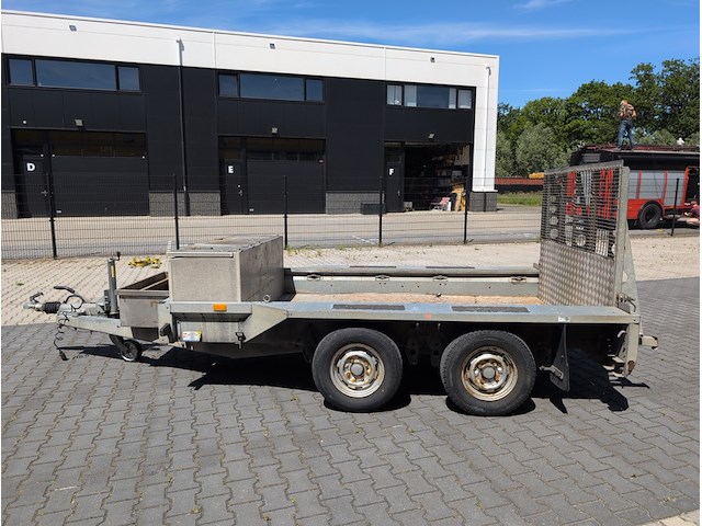 Tandemas aanhanger machinetransporter, ifor williams trailers, gx, 2009 - afbeelding 12 van  15