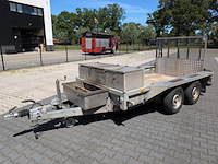 Tandemas aanhanger machinetransporter, ifor williams trailers, gx, 2009 - afbeelding 13 van  15