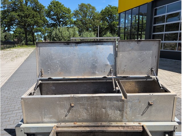 Tandemas aanhanger machinetransporter, ifor williams trailers, gx, 2009 - afbeelding 14 van  15