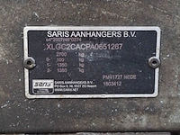 Tandemas aanhanger, saris, c2700, 2018 - afbeelding 13 van  22