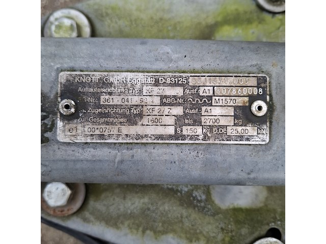 Tandemas aanhanger, saris, p, 2009 - afbeelding 18 van  18