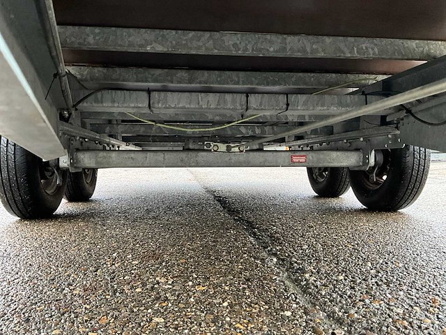 Tandemas plateau aanhangwagen - afbeelding 3 van  15