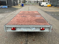 Tandemas plateau aanhangwagen - afbeelding 10 van  15