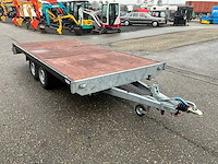 Tandemas plateau aanhangwagen - afbeelding 13 van  15
