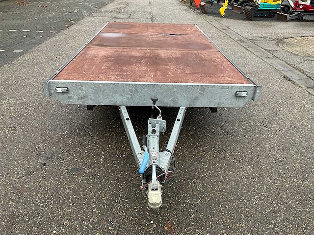 Tandemas plateau aanhangwagen - afbeelding 14 van  15