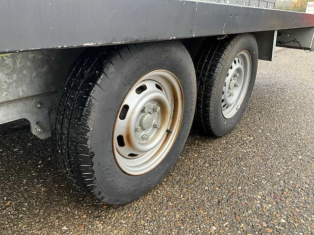 Tandemas plateau aanhangwagen - afbeelding 15 van  15