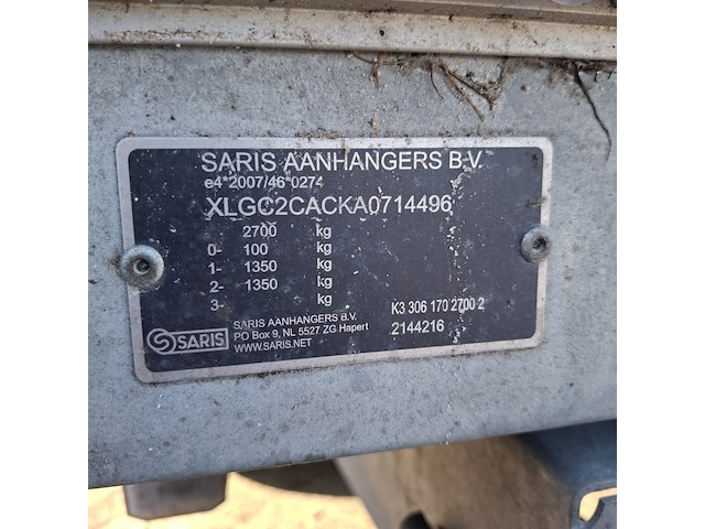 Tandemasaanhangwagen, saris - afbeelding 12 van  15