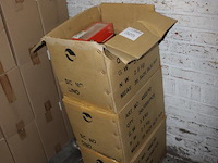 Tandenstokers in drie dozen. ca. 50.000 tandenstokers. - afbeelding 2 van  3
