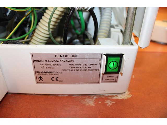 Tandheelkundige behandelunit planmeca model compact i, bouwjaar 03-2005, serienummer upnc366433. bestaande ... - afbeelding 8 van  8