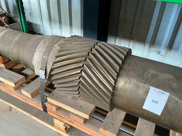 Tandwielas met schuinvertand tandwiel - afbeelding 5 van  5