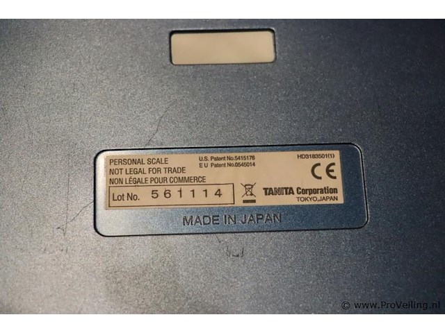 Tanita weegschaal - afbeelding 5 van  5