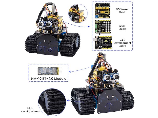Tank robot v2.0 smart bt - afbeelding 4 van  4