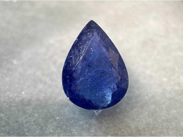 Tanzaniet - 12.60 carat natuurlijke tanzaniet - afbeelding 1 van  5