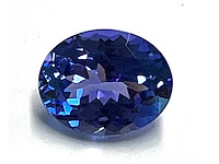 Tanzaniet - 5.60 carat natuurlijke tanzaniet (gecertificeerd) - afbeelding 1 van  4