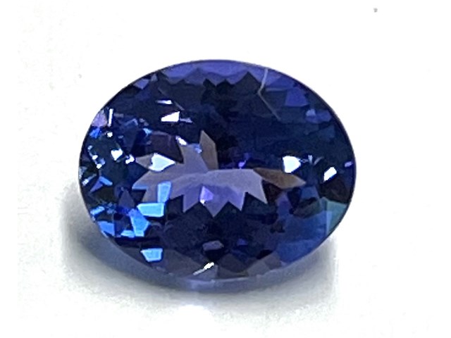 Tanzaniet - 5.60 carat natuurlijke tanzaniet (gecertificeerd) - afbeelding 1 van  3