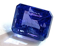 Tanzaniet - 5.98 carat natuurlijke tanzaniet (gecertificeerd) - afbeelding 1 van  4