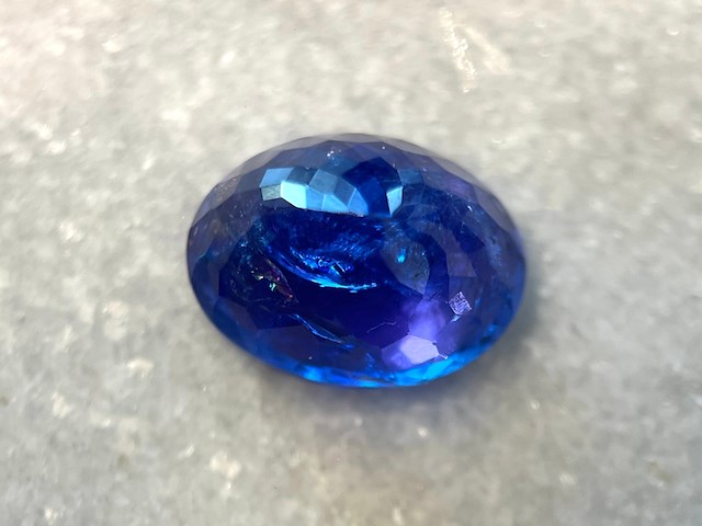 Tanzaniet - 6.51 carat natuurlijke tanzaniet - afbeelding 3 van  6