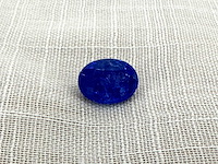 Tanzaniet - 6.66 carat natuurlijke tanzaniet (gecertificeerd) - afbeelding 1 van  2