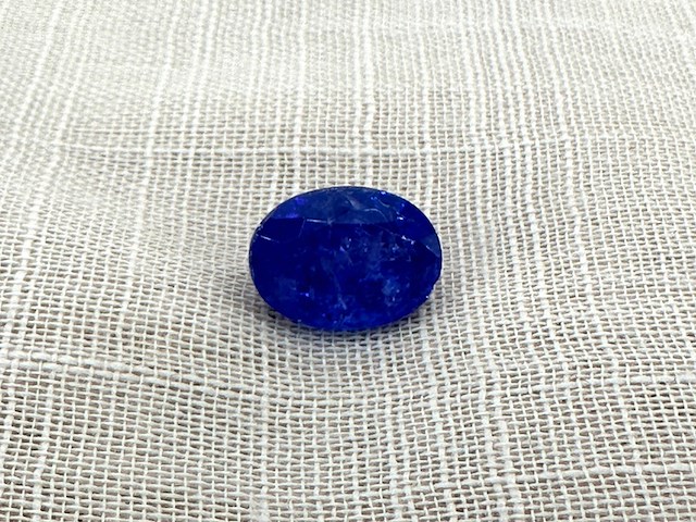 Tanzaniet - 6.66 carat natuurlijke tanzaniet (gecertificeerd) - afbeelding 1 van  1