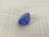 Tanzaniet - 8.29 carat natuurlijke tanzaniet (gecertificeerd) - afbeelding 2 van  4