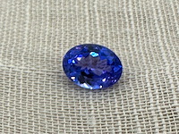 Tanzaniet 1.38 carat zeer hoge kwaliteit natuurlijke tanzaniet - afbeelding 1 van  3
