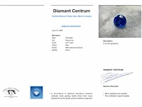 Tanzaniet 4.91 ct natuurlijk - afbeelding 4 van  4