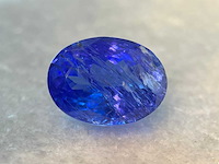 Tanzaniet 6.37 carat natuurlijke tanzaniet - afbeelding 1 van  5