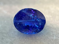 Tanzaniet 6.59 carat natuurlijke tanzaniet - afbeelding 1 van  5