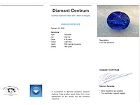 Tanzaniet 6.59 carat natuurlijke tanzaniet - afbeelding 3 van  5