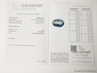 Tanzanite 4.40ct gra certified - afbeelding 4 van  4