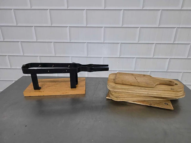 Tapasplank en 1 hamklem (9x) - afbeelding 1 van  4