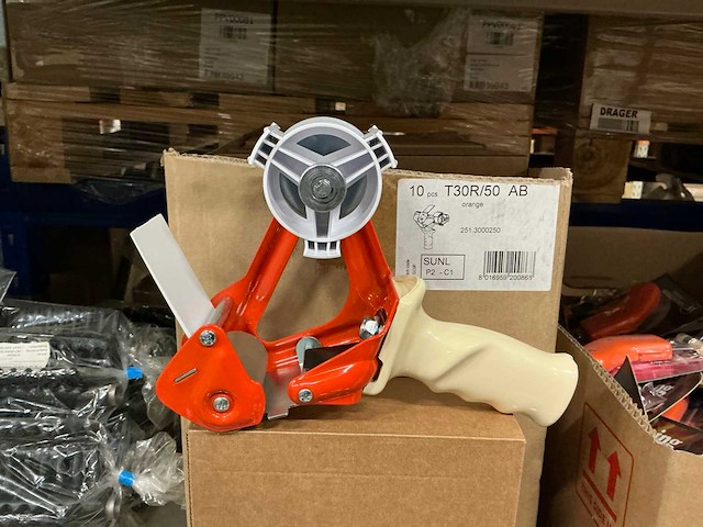 Tape dispenser t30r/50 ab orange (10x) - afbeelding 1 van  3