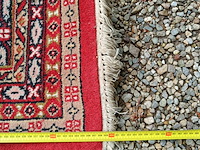 Tapijt, geknoopt, rood - afbeelding 2 van  4