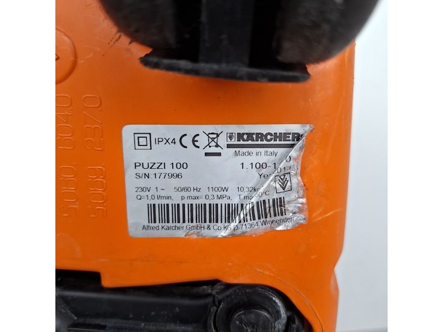 Tapijtreiniger - 230v kärcher, puzzi 100, bouwjaar 2014 - afbeelding 6 van  6