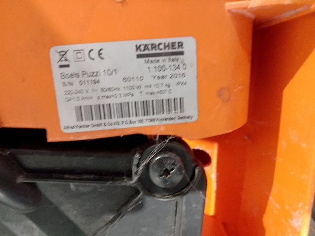 Tapijtreiniger - 230v kärcher, puzzi 10/1, bouwjaar 2016 - afbeelding 5 van  5