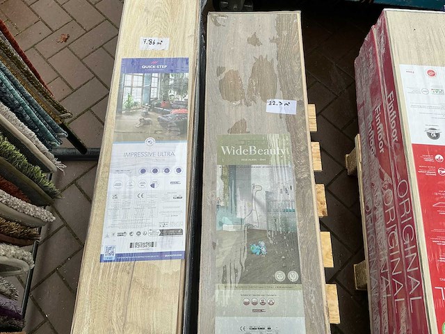 Tapijtrollen, laminaat, gordijnen, tapijtkar, tapijsealmachine en polyestervlies (6x) - afbeelding 14 van  18