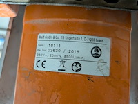 Tapijtstripper - 230v uzin utz / wolff, duro-stripper, bouwjaar 2015 - afbeelding 6 van  6