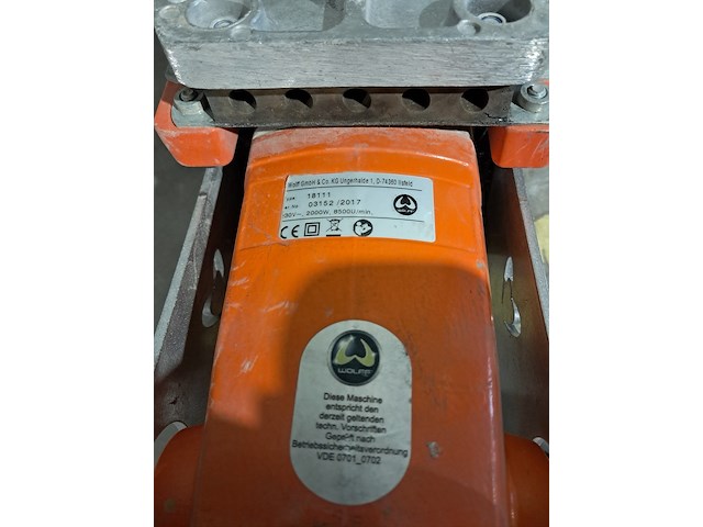 Tapijtstripper 230v ~ uzin utz / wolff, duro-stripper, bouwjaar 2017 - afbeelding 7 van  17